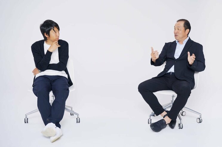 風間さんとの対話はいつも特別という中村さん。