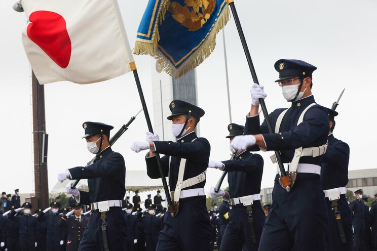 防衛大学校の入学式　写真：Stanislav Kogiku/アフロ