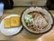 そばとミャンマー風揚げ豆腐