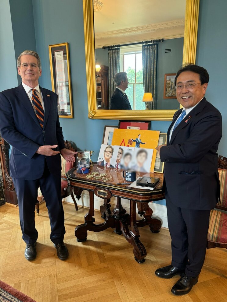 トランプ関税交渉のため再び訪米中の赤沢亮正経済再生担当相（本人Xより）