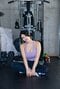 【写真多数】巨乳&バキバキ腹筋の美ボディのつくり方とは? グラドル風吹ケイが“いつもの筋トレ”を実演「追い込みたいタイプで」_9