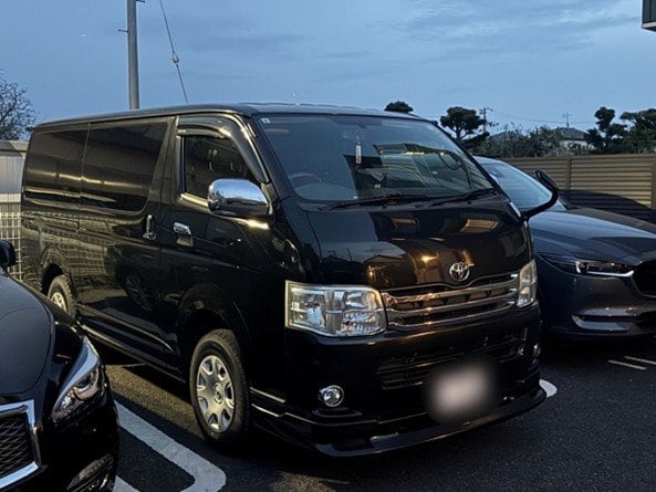 死亡した真稀さんの愛車(撮影/集英社オンライン)