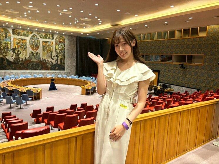 国連本部でのいぜんさん（本人提供）