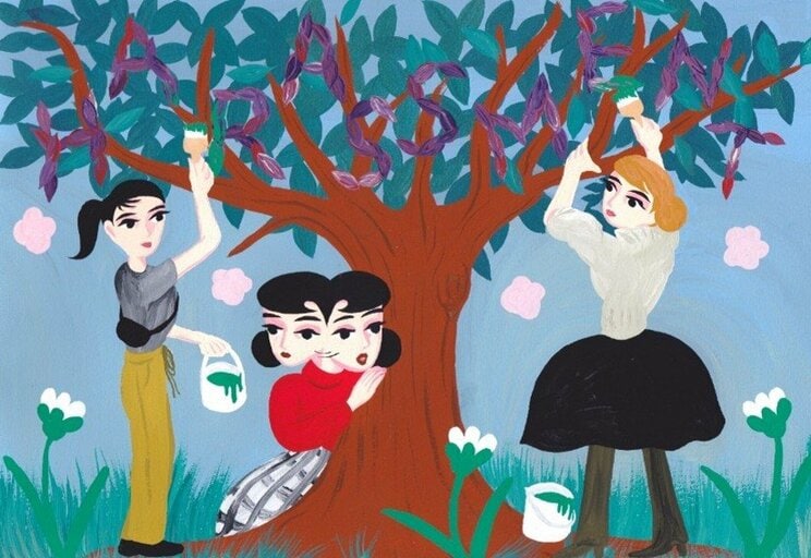 イラストレーター・中村桃子による連載挿絵