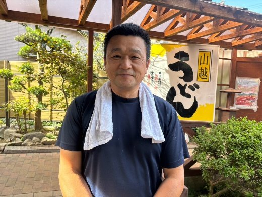 取材に応じた山越社長（写真／集英社オンライン）