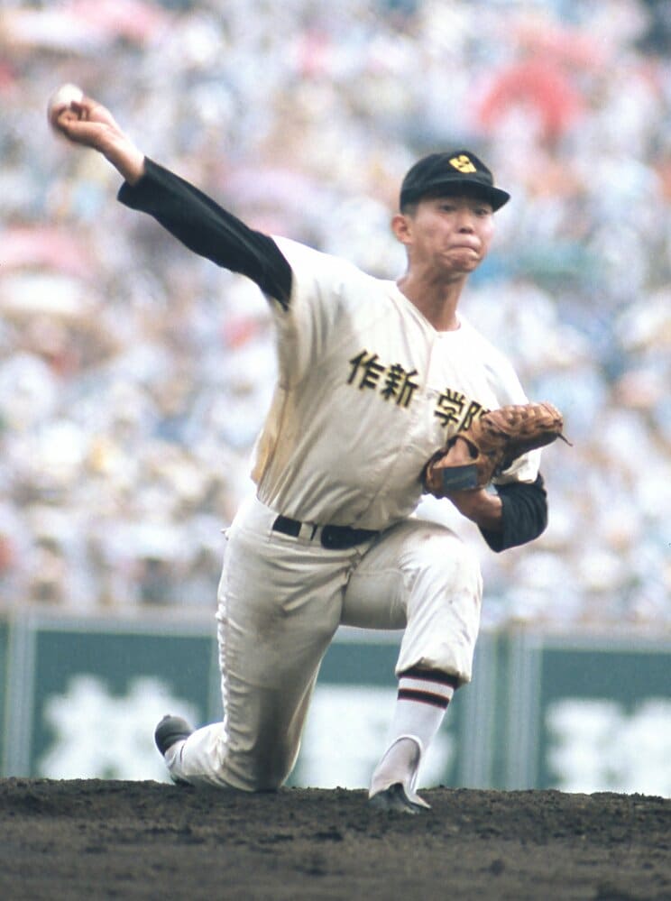 作新学院時代の“怪物”江川卓（写真／共同通信社）