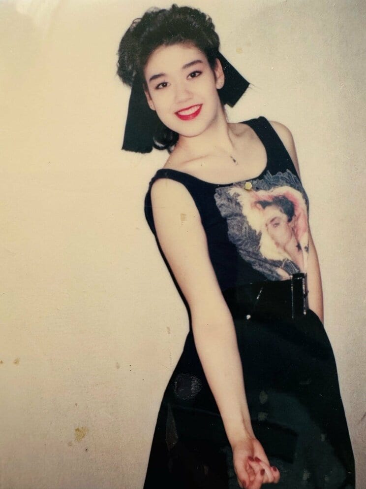 1989年5月歌手としてデビューしたての頃のLiLiCoさん