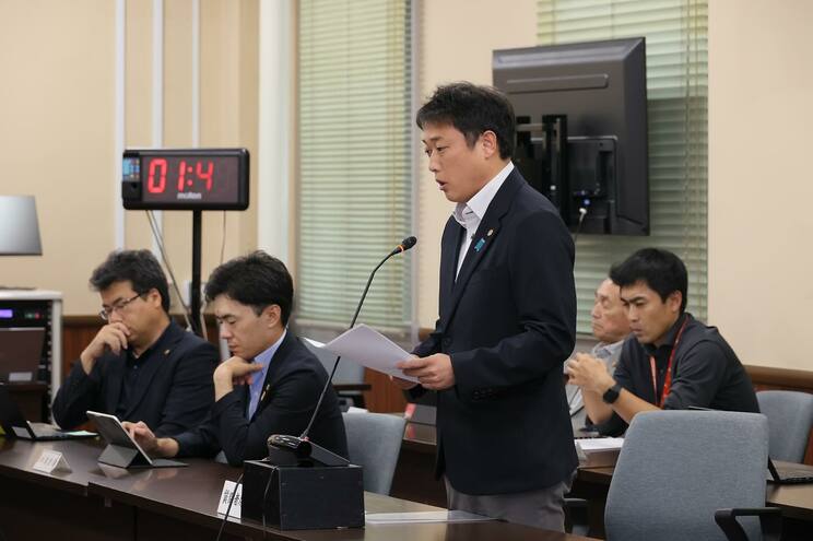 大阪府議会議員の占部走馬氏（本人Facebookより）