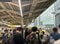 東京駅にて（写真／読者提供）