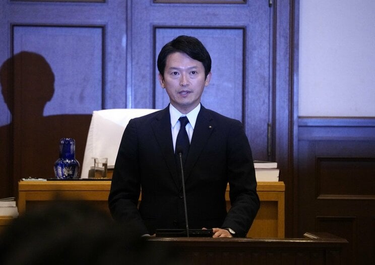 6月12日県議会での斎藤知事（撮影/集英社オンライン）