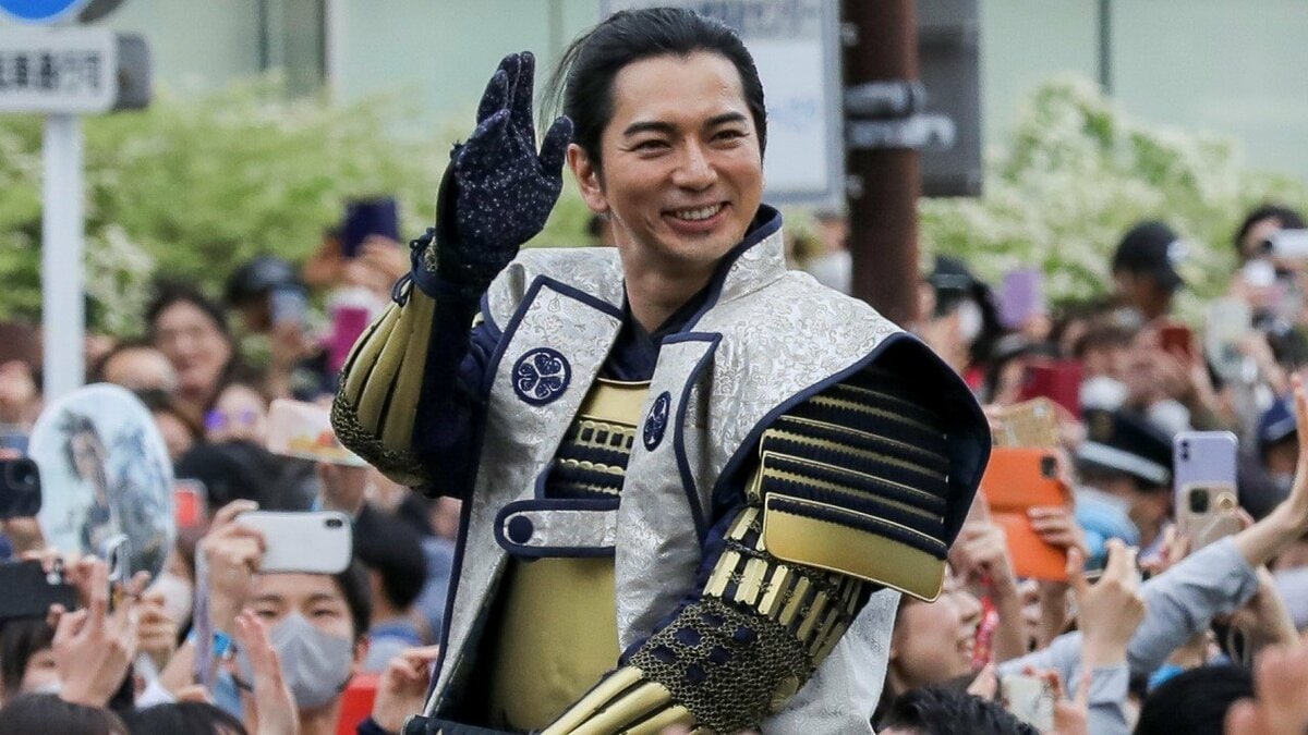 松本潤 浜松まつり 騎馬武者行列写真 徳川家康C
