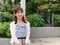 気象予報士としてテレビ出演していたころの千草ゆり子さん