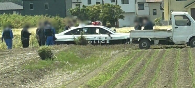 16歳少年が逮捕された瞬間（地域住民提供）