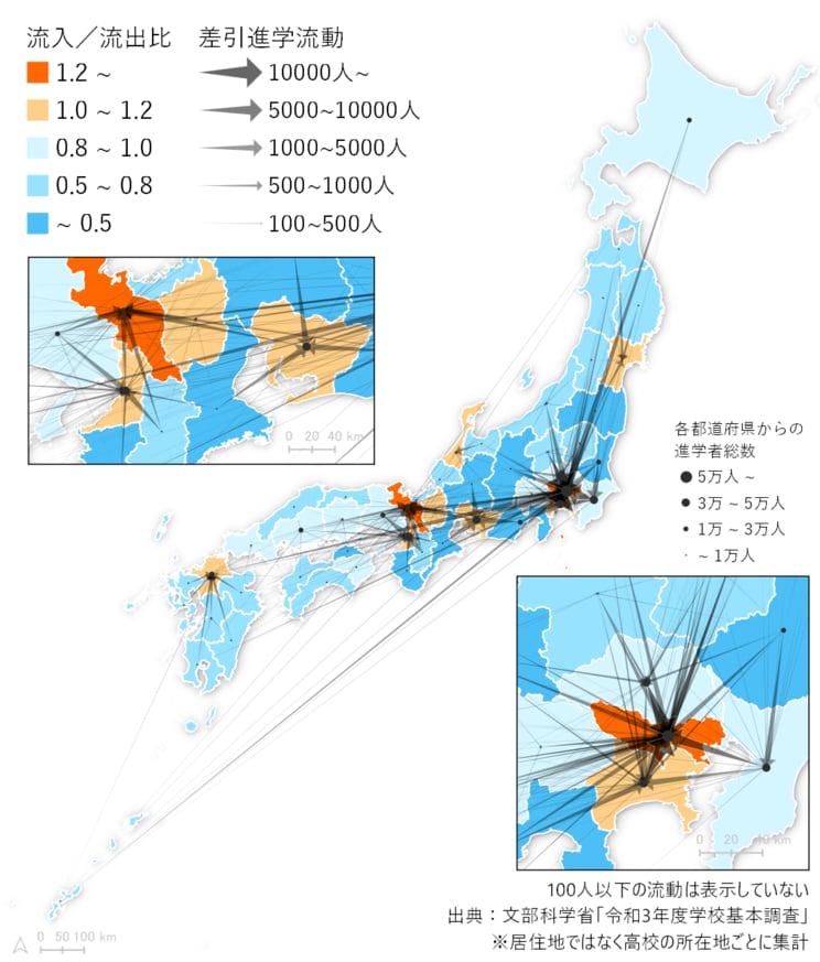 学生はどこに向かう？ 統計地図から見る進学の地域差_h