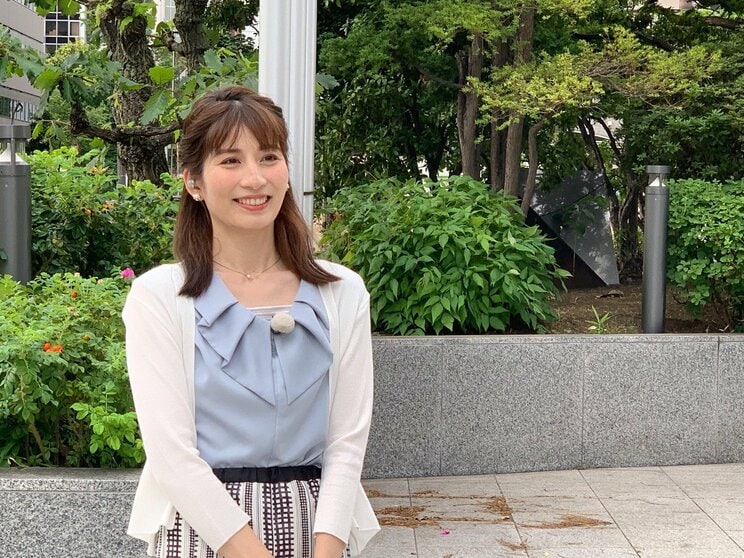 気象予報士としてテレビ出演していたころの千草ゆり子さん