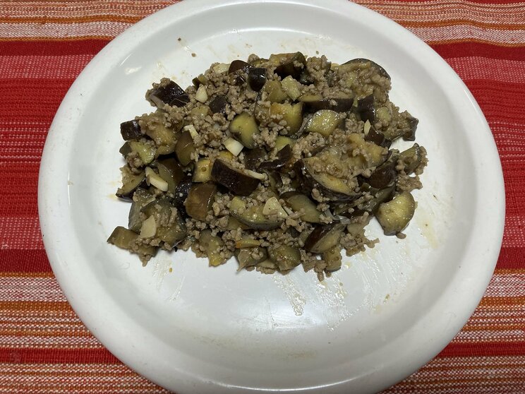 福島氏自作の麻婆茄子（写真／福島みずほXより）