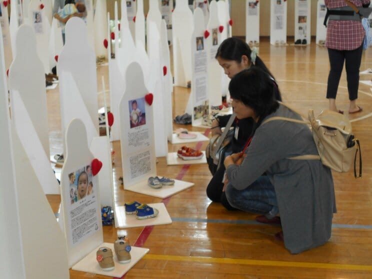 「生命のメッセージ展」の様子