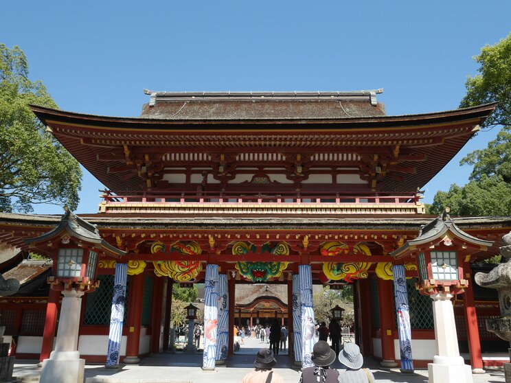 菅原道真を神として祀る太宰府天満宮（Photo ACより）