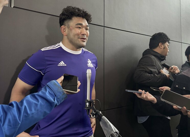 ラグビーのリーグワンで新たに適用される選手登録規定について、神戸の具智元は「残念な気持ち」と語った 　