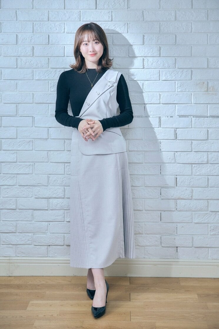 SNSに対しての考え方を話してくれた本田望結　撮影／廣瀬靖士