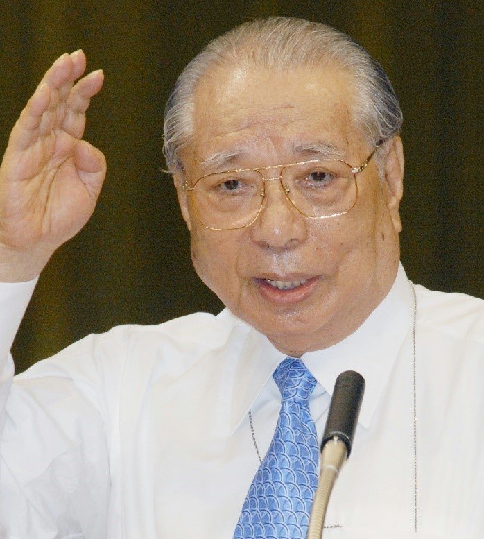 2006年10月に撮影された池田大作氏(写真/共同通信社)