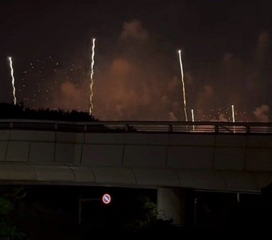 花火大会にも一緒に…（バダルさんのSNSより）