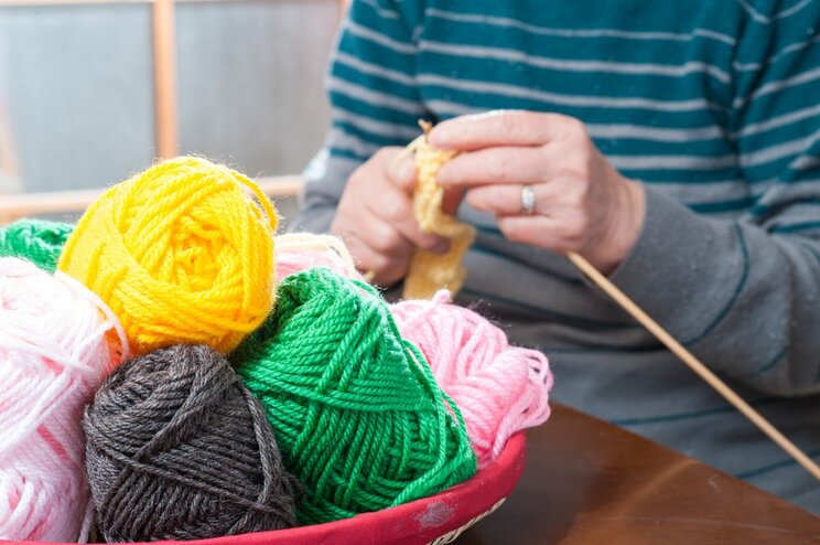 編み物で定年後の人生が楽しく？