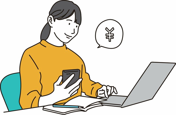 AIに自分の支出パターンを分析させる（写真／shutterstock）