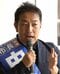 10月14日、街頭演説する中谷一馬氏　撮影／集英社オンライン